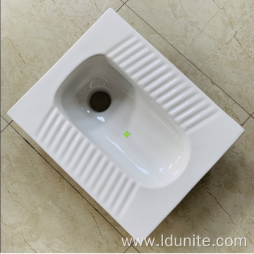 Bathroom Ceramic Squatting WC Pan Antiskid Squat Pan